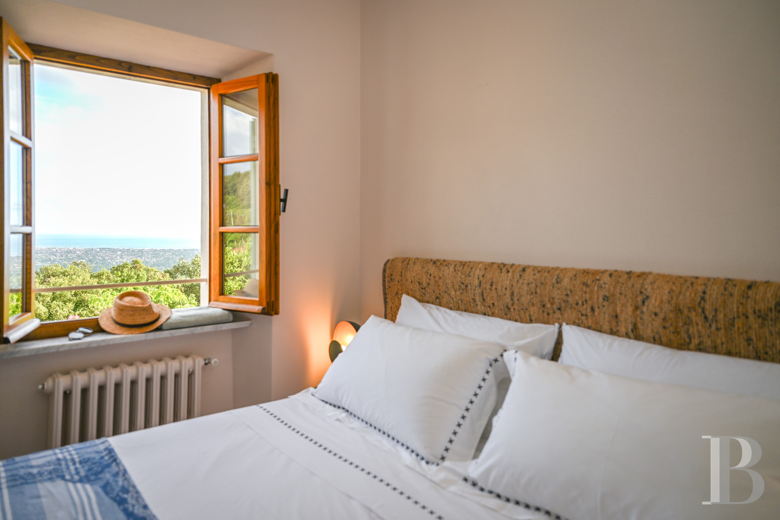 En Toscane, près de Pietrasanta, sur la côte méditerranéenne,  une maison sur les hauteurs au milieu de son oliveraie - photo  n°18